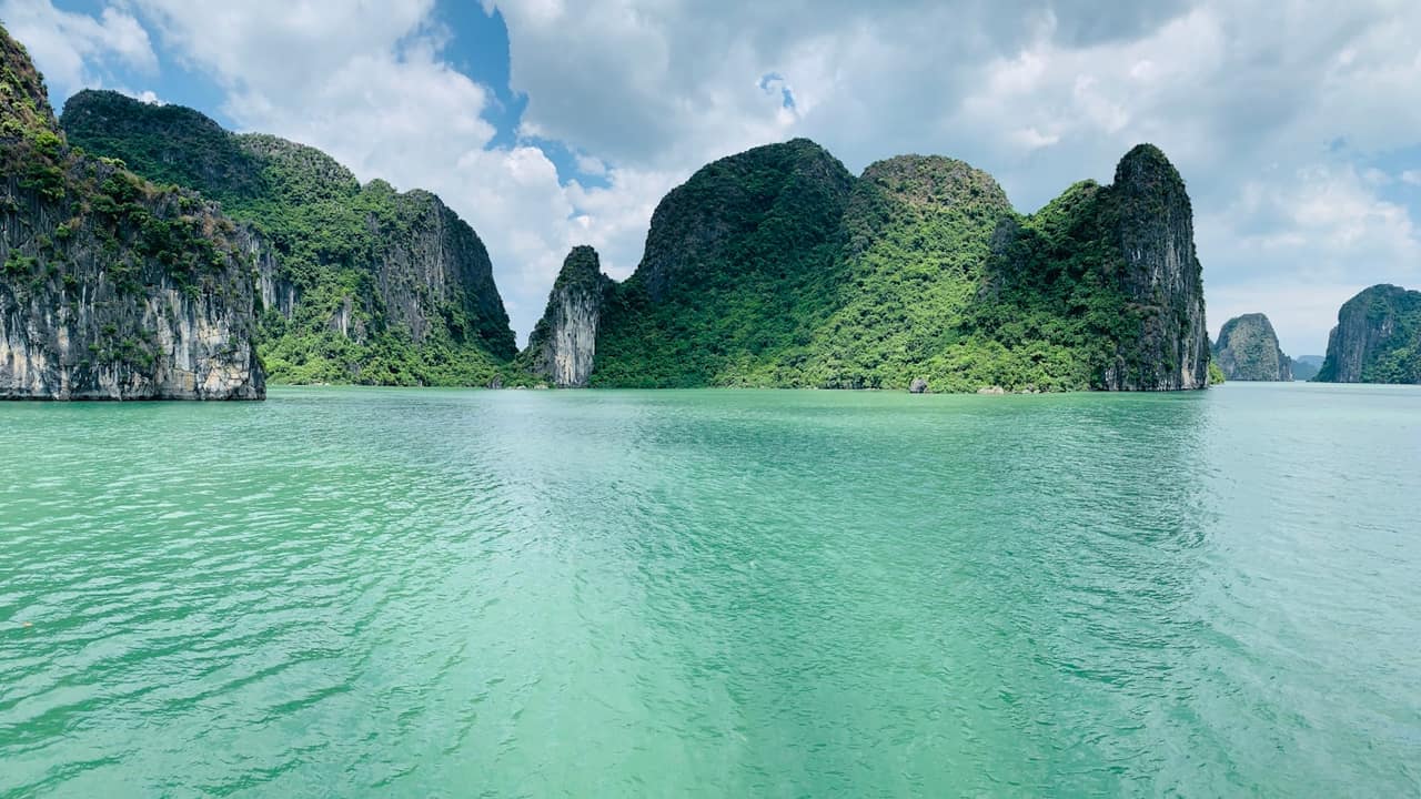 Ha Long Bay limestone karsts
