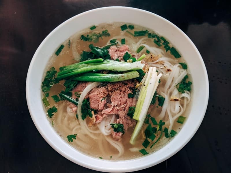 Bowl of Vietnamese pho