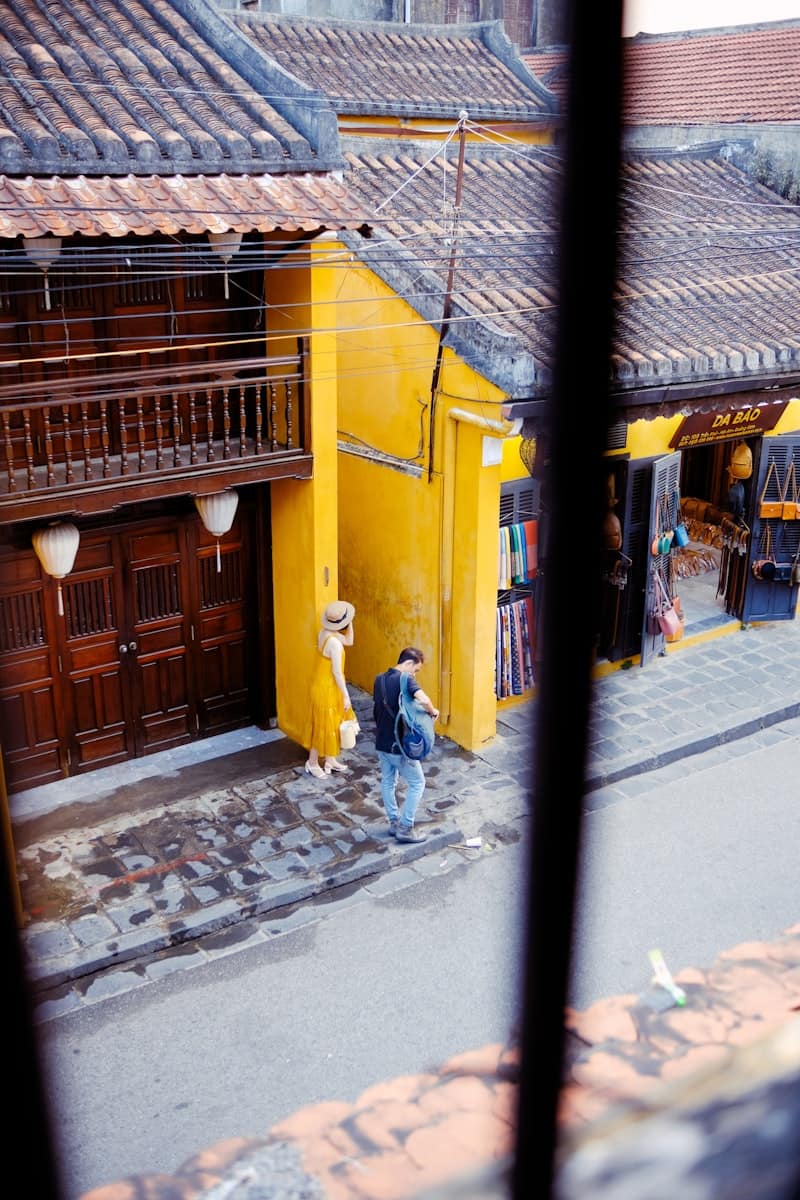 Vietnam city street scene
